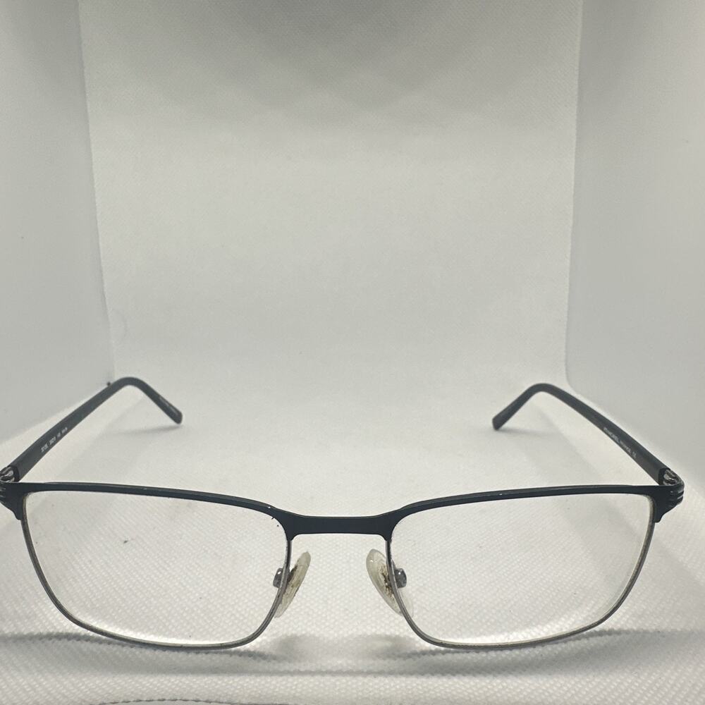 Morel France 30128L NN04 Eyeglasses Frames Black Rectangle Metal 56-19-145 Mens